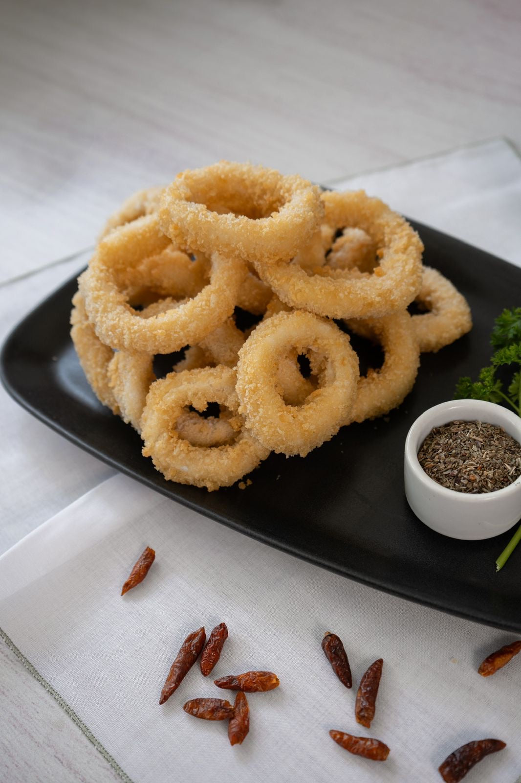 Anillas de Calamar Empanizadas